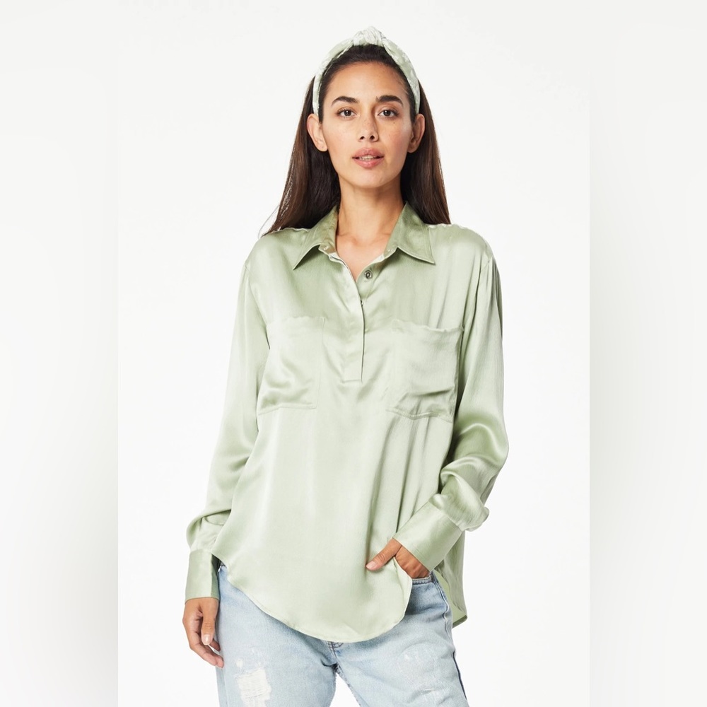 Roller Rabbit Light Green Button Down Shirt
